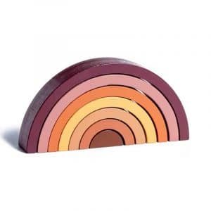 Arcoiris de madera 7 piezas Waldorf