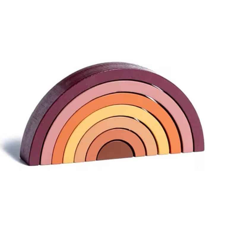 Arcoiris de madera 7 piezas Waldorf